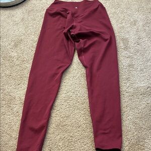 Balance Athletica Burgundy Leggings size S